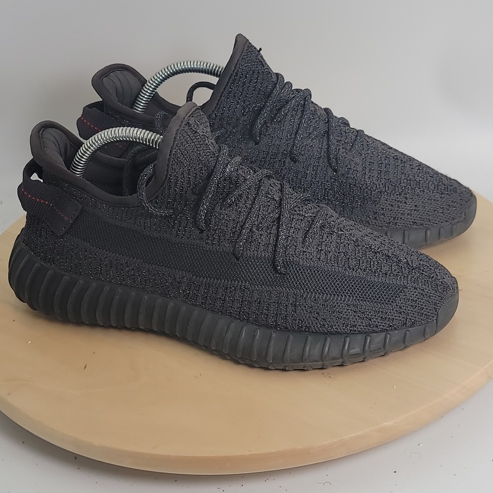 Adidas Yeezy Boost 350 V2 Black Reflective, Size 7